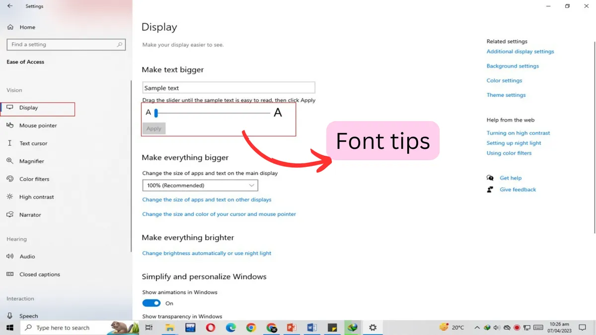 Windows 10 Fonts Tips and Tricks
