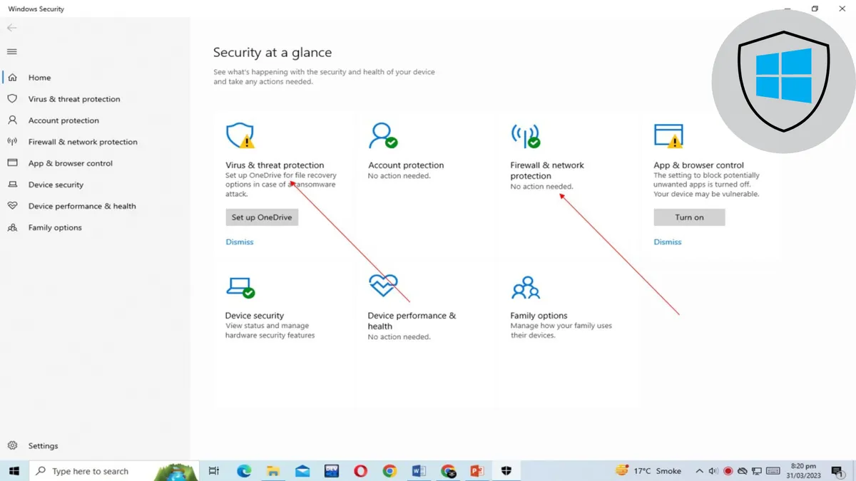 Windows 10 Security using window defender